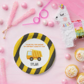 Bau-Kipper-Geburtstag Pappteller (Party)