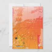 Bau-Kran-Einladung Einladung (Rückseite)