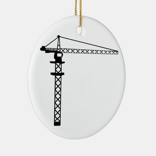 Bau-Kran Keramikornament (Rechts)