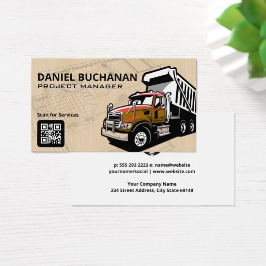 Bau-LKW | 18 Rad (Schreibtisch)