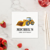 Bau-Lkw Geburtstagsparty Dekoration Serviette (Beispiel)