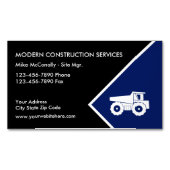 Bau Magnetische Visitenkarte (Vorderseite)