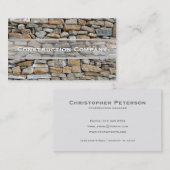 Bau-Manager Visitenkarte (Vorne/Hinten)