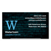 Bau-Mauerwerk Chimney Magnetische Visitenkarte (Vorderseite)