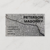Bau - Mauerwerk - Visitenkarte (Vorderseite)