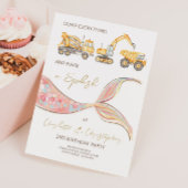 Bau Mermaid gemeinsame Thema Einladung