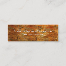 Bau Mini Visitenkarte