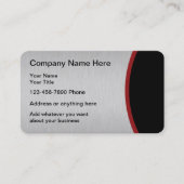 Bau-moderner Entwurf Visitenkarte (Vorderseite)