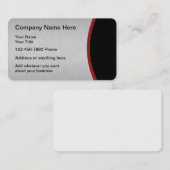 Bau-moderner Entwurf Visitenkarte (Vorne/Hinten)