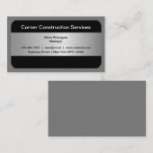 Bau moderner neuer Visitenkarten Visitenkarte (Vorne/Hinten)