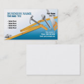 Bau oder handliche Mann-Visitenkarte 2 Visitenkarte (Vorne/Hinten)