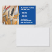 Bau oder handliche Mann-Visitenkarte Visitenkarte (Vorne/Hinten)