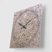 Bau OSB Plywood Style Quadratische Wanduhr (Winkel)