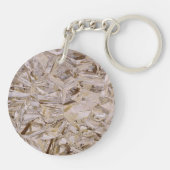 Bau OSB Plywood Style Schlüsselanhänger (Rückseite)