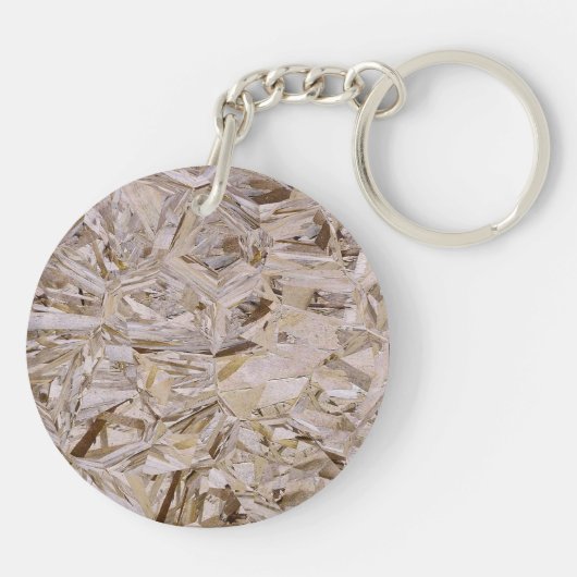 Bau OSB Plywood Style Schlüsselanhänger (Rückseite)