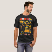 Bau Payloader Traktor Dumptuck Constructi T-Shirt (Vorne ganz)
