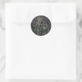 Bau Runder Aufkleber (Tasche)