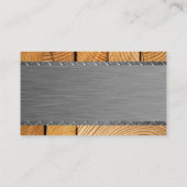 Bau | Rundschreiben | Stahlholz | Dump Truck Visitenkarte (Rückseite)