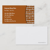 Bau-Service-Thema Visitenkarte (Vorne/Hinten)