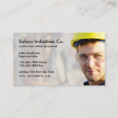 Bau-Sicherheits-Ausrüstung Visitenkarte (Vorderseite)