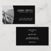 Bau-Slogan-Visitenkarten Visitenkarte (Vorne/Hinten)