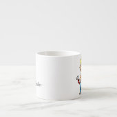 Bau-Strichmännchen Espressotasse (Vorderseite)