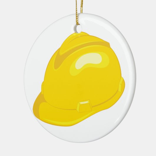 Bau-Sturzhelm Keramikornament (Links)