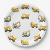 Bau, Teller für gelbe Müllwagen (Vorderseite)