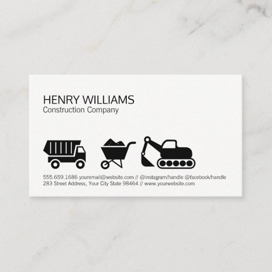 Bau Terminkarte (Vorderseite)