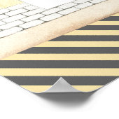 Bau Thema Baby Dusche Begrüßungszeichen Poster (Ecke)