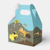 Bau Trucks Website Thema Vielen Dank Geschenkschachtel (Rückseite)