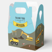 Bau Trucks Website Thema Vielen Dank Geschenkschachtel (Geöffnet)