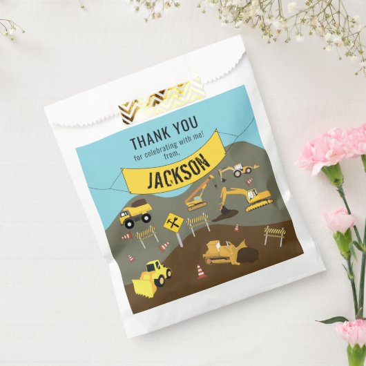 Bau Trucks Website Thema Vielen Dank Geschenktütchen (Versiegelt)
