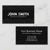 Bau u. Umgestaltung des fetten Buchstaben Visitenkarte (Vorne/Hinten)