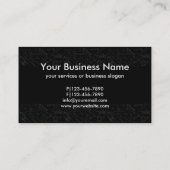 Bau u. Umgestaltung des fetten Buchstaben Visitenkarte (Rückseite)