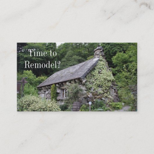 Bau/Umgestaltungs-Visitenkarte Visitenkarte (Vorderseite)