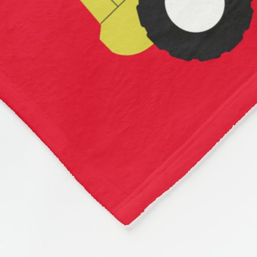 Bau- und Baggerwarnzone fliehen Fleecedecke (Ecke)