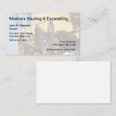 Bau- und Förderanlagen Visitenkarte (Vorne/Hinten)