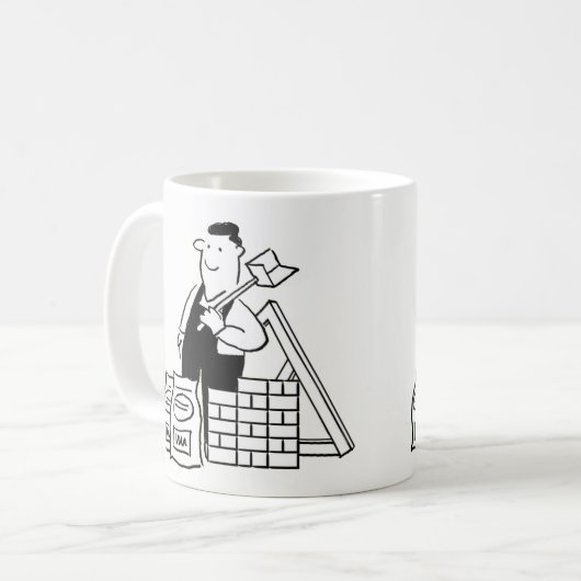 Bau und Generalbau Kaffeetasse (Vorderseite Links)