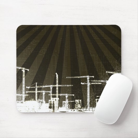 Bau und Technik Mousepad (Mit Mouse)
