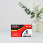 Bau- und Umbauunternehmen Visitenkarte (Stehend Vorderseite)