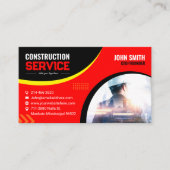 Bau- und Umbauunternehmen Visitenkarte (Vorderseite)