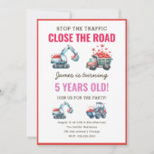 Bau Valentine Geburtstagsparty Einladung (Vorderseite)