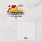 Bau Valentinstag-Karte Mitteilungskarte (Vorne/Hinten)