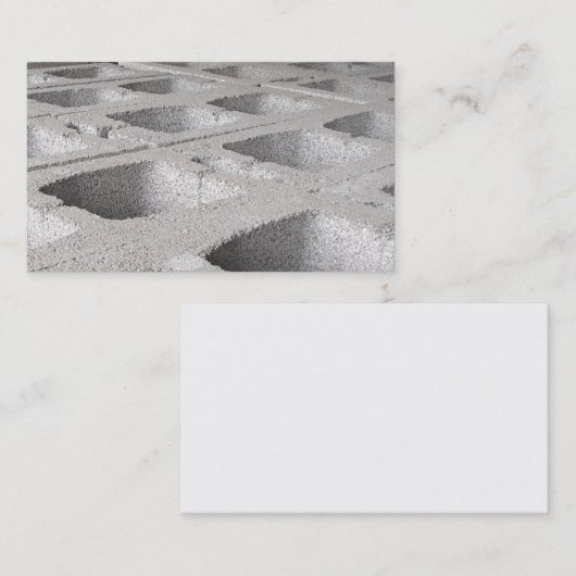 Bau Visitenkarte (Vorne/Hinten)