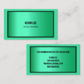 Bau Visitenkarte (Vorne/Hinten)