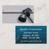 Bau Visitenkarte (Vorne/Hinten)