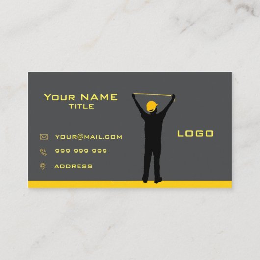 Bau Visitenkarte (Rückseite)