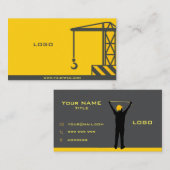 Bau Visitenkarte (Vorne/Hinten)