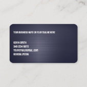 Bau Visitenkarte (Rückseite)